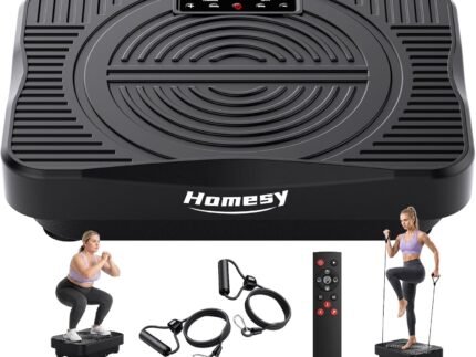 Homesy Vibration Plate Exercise Machine for Lymphatic Drainage