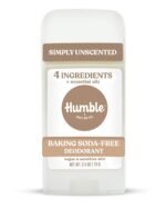 Humble Aluminum-Free Deodorant, Simply Unscented – 1 Pack