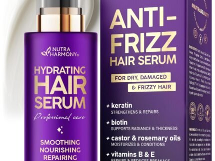 Hydrating Hair Serum for Dry & Frizzy Hair – Leave-In Split End Repair 5 oz