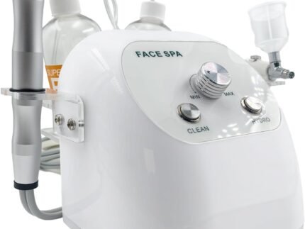 Hydrogen Oxygen Facial Machine for Home & Spa Use – Hydro Facial Machine Professional with Facial Vacuum, Water Oxygen Spray, Hydro Dermabrasion & Skin Care Device