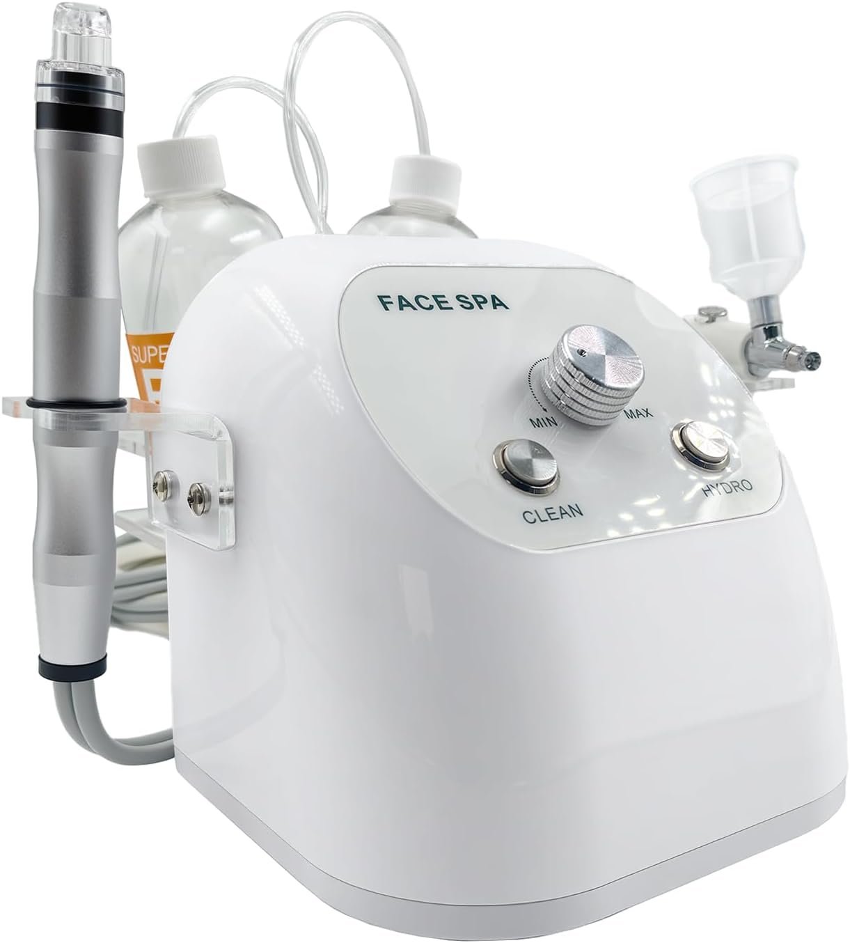 Hydrogen Oxygen Facial Machine for Home & Spa Use – Hydro Facial Machine Professional with Facial Vacuum, Water Oxygen Spray, Hydro Dermabrasion & Skin Care Device Hydrogen Oxygen Facial Machine for Home & Spa Use – Hydro Facial Machine Professional with Facial Vacuum, Water Oxygen Spray, Hydro Dermabrasion & Skin Care Device