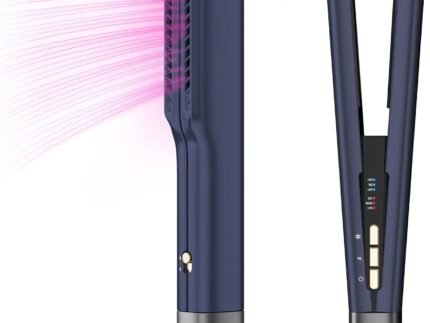 IG INGLAM Hair Straightener Blow Dryer 2-in-1, Wet to Dry Air Straightener