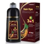 IIIMEIDU Dark Brown Hair Dye Shampoo 3 in 1 for Gray Hair