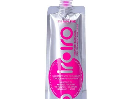 IROIRO Premium Natural Semi-Permanent Hair Color 310 Neon Pink (4oz)