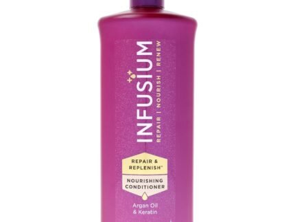 Infusium Repair and Replenish Nourishing Conditioner – Hair Conditioner with Keratin, Argan Oil, and Ceramides – Suitable for All Hair Types – 33.8 oz