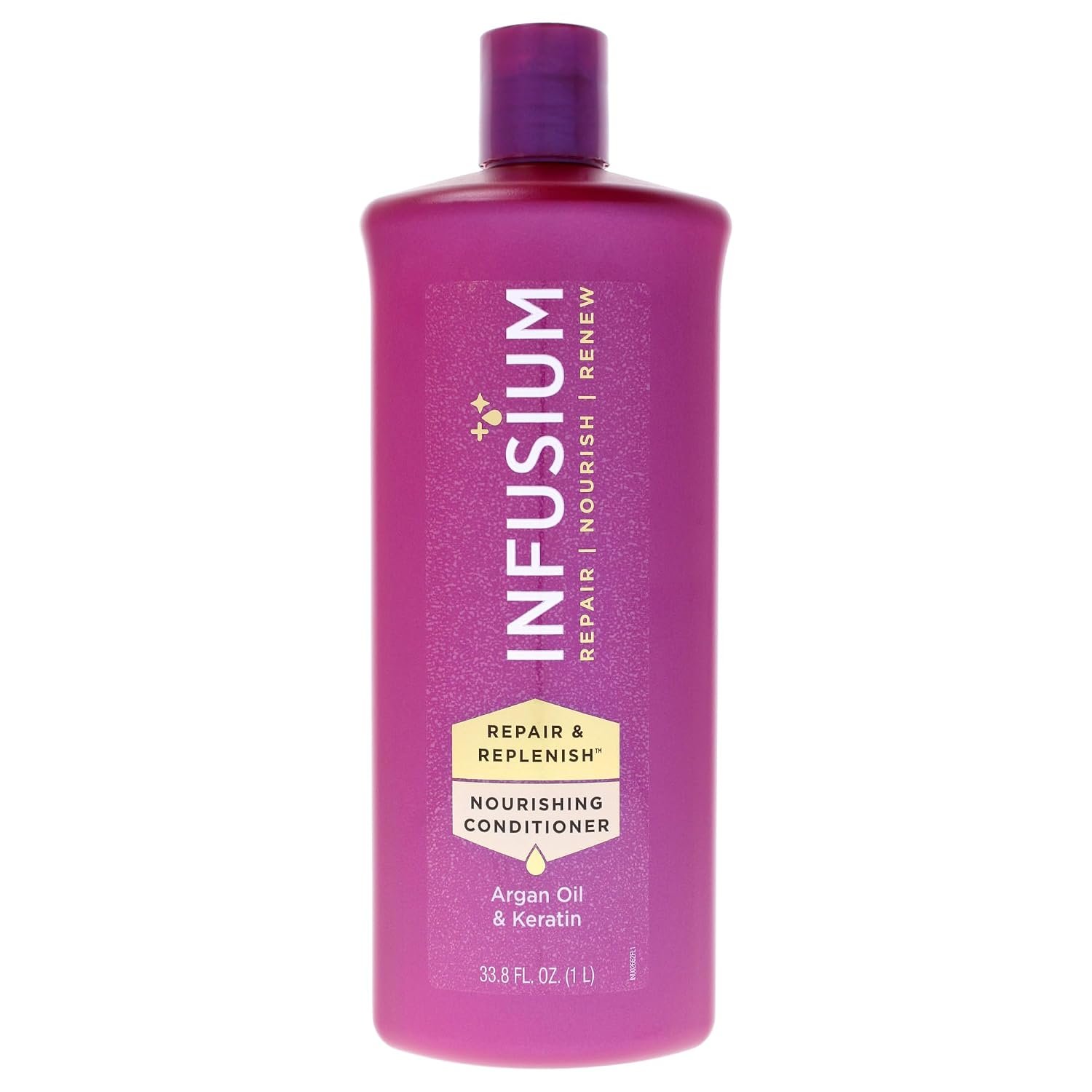 Infusium Repair and Replenish Nourishing Conditioner – Hair Conditioner with Keratin, Argan Oil, and Ceramides – Suitable for All Hair Types – 33.8 oz Infusium Repair and Replenish Nourishing Conditioner – Hair Conditioner with Keratin, Argan Oil, and Ceramides – Suitable for All Hair Types – 33.8 oz