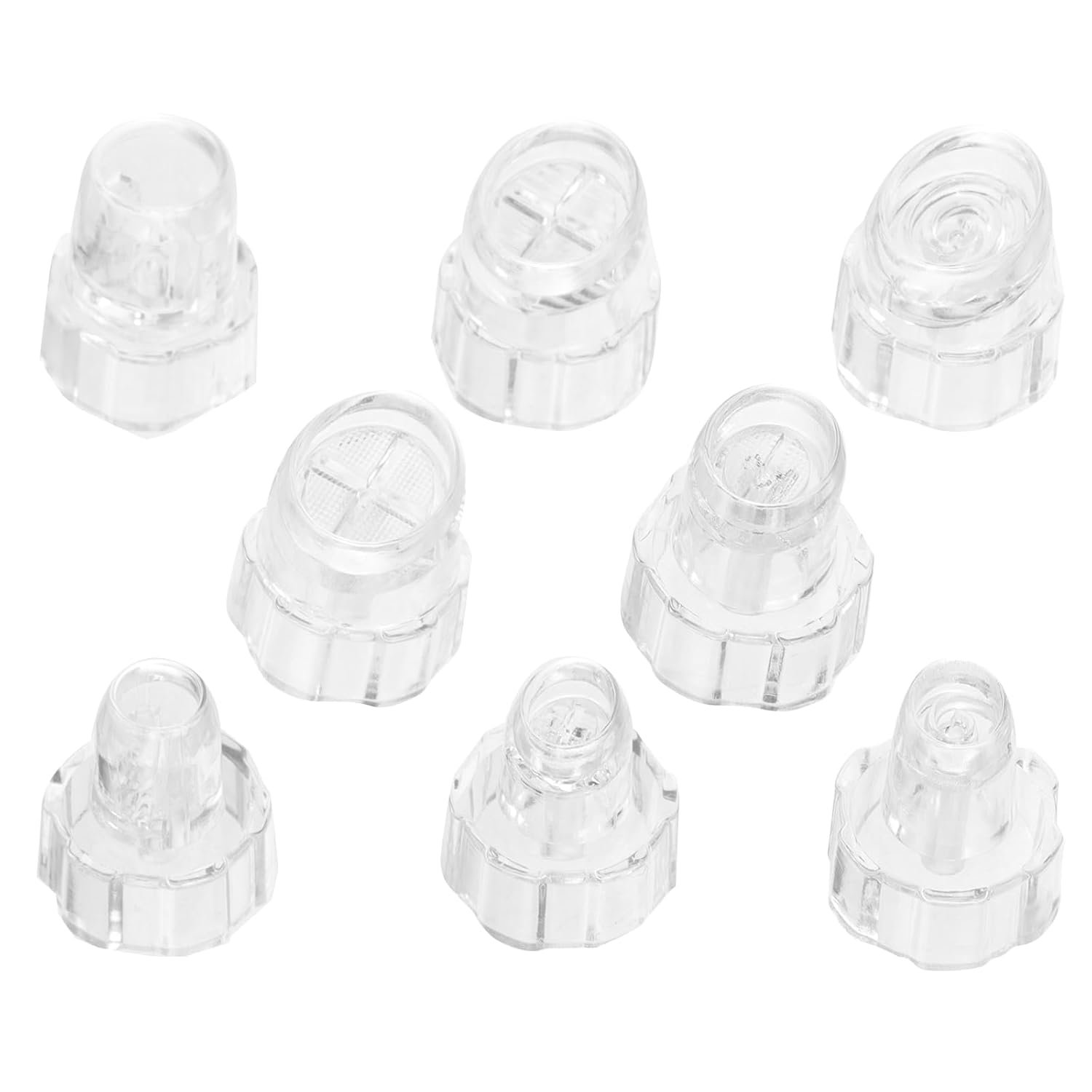 Ipetboom 8pcs Plastic Hydro Facial Machine Tips Heads for Water Oxygen – Beauty Cleaning Suction Machine Replacement Parts Skin Care Aqua Peeling Caps, 1.65cm/0.65in interface inner diameter Ipetboom 8pcs Plastic Hydro Facial Machine Tips Heads for Water Oxygen – Beauty Cleaning Suction Machine Replacement Parts Skin Care Aqua Peeling Caps, 1.65cm/0.65in interface inner diameter