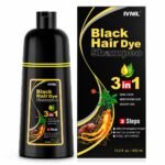 Ivnil Black Hair Dye Shampoo Color Shampoo for Gray Coverage for Women Men