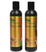 J’ Organic Solutions Biotin Hydrating, Strengthening shampoo & Conditioner Set Phthalates-Free, No Sulfate, Paraben-free Baby And Toddler Shampoo and Conditioner (2x 8oz)