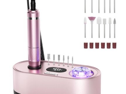 JOSGLOI 40000RPM Professional Nail Drill E-File for Gel Polish Removal