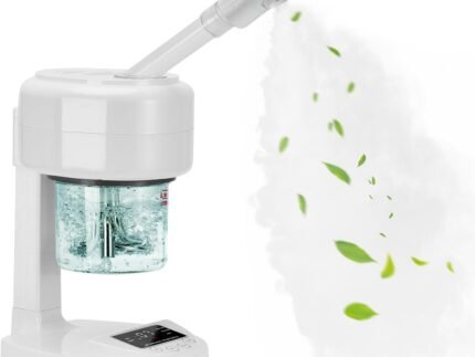 JOSTZHXIN Facial Steamer Nano Ionic Face Steamer with Extendable Arm,Portable Facial Steamer 360°Rotating Nozzle Esthetician Steamer for Personal Care at Home or Salon