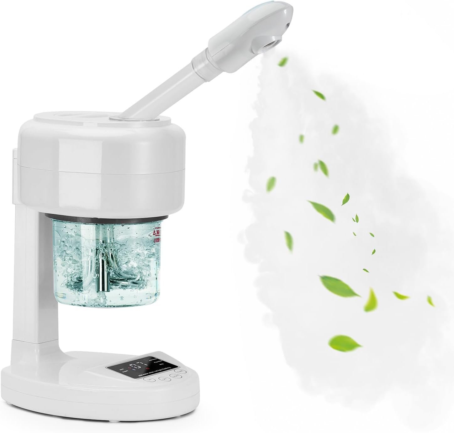 JOSTZHXIN Facial Steamer Nano Ionic Face Steamer with Extendable Arm,Portable Facial Steamer 360°Rotating Nozzle Esthetician Steamer for Personal Care at Home or Salon JOSTZHXIN Facial Steamer Nano Ionic Face Steamer with Extendable Arm,Portable Facial Steamer 360°Rotating Nozzle Esthetician Steamer for Personal Care at Home or Salon