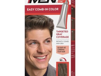 JUST FOR MEN Easy Comb-In Color, No-Mix, Medium Brown A-35 (1 Pack)