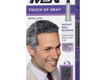 JUST FOR MEN Touch of Gray, Salt & Pepper Look, Black T-55 (1 Pack)