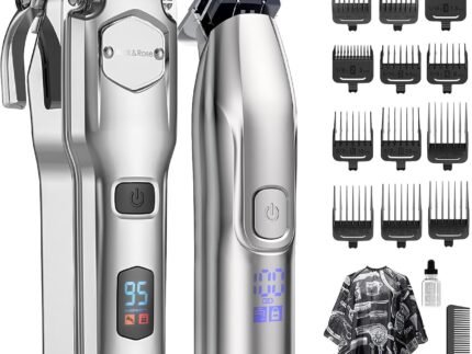 Jack & Rose Clippers and Trimmers Set, Cordless Hair Clippers for Men, Barber Clippers Set