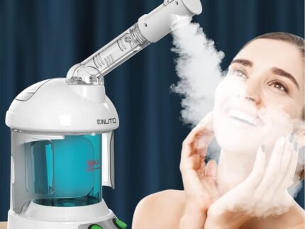 KINLITO Facial Steamer Ozone 360° Arm – Nano Ionic Warm Mist for Home Spa