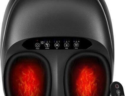 KNQZE Shiatsu Foot Massager with Heat for Plantar Fasciitis, FSA Eligible