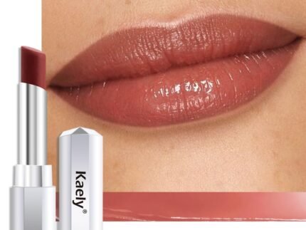 Kaely Raisin Honey Lipstick Tinted Lip Balm, Hydrating Shine Lipstick for Women Dry Lips, Moisturizing Nourishing Glossy Lip Gloss Stain Makeup, Sheer Lightweight, Vegan & Cruelty-Free, 08