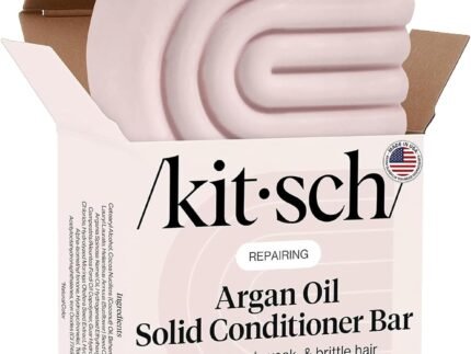 Kitsch Argan Oil Conditioner Bar Soap for Hair Growth – Made in USA, 2.7 oz