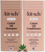 Kitsch Castor Oil Shampoo and Conditioner Set – Nourishing Hair Care