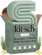 Kitsch Rosemary & Biotin Shampoo Bar Soap for Hair Growth – 3.5 oz