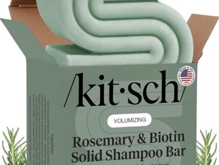 Kitsch Rosemary & Biotin Shampoo Bar Soap for Hair Growth – 3.5 oz