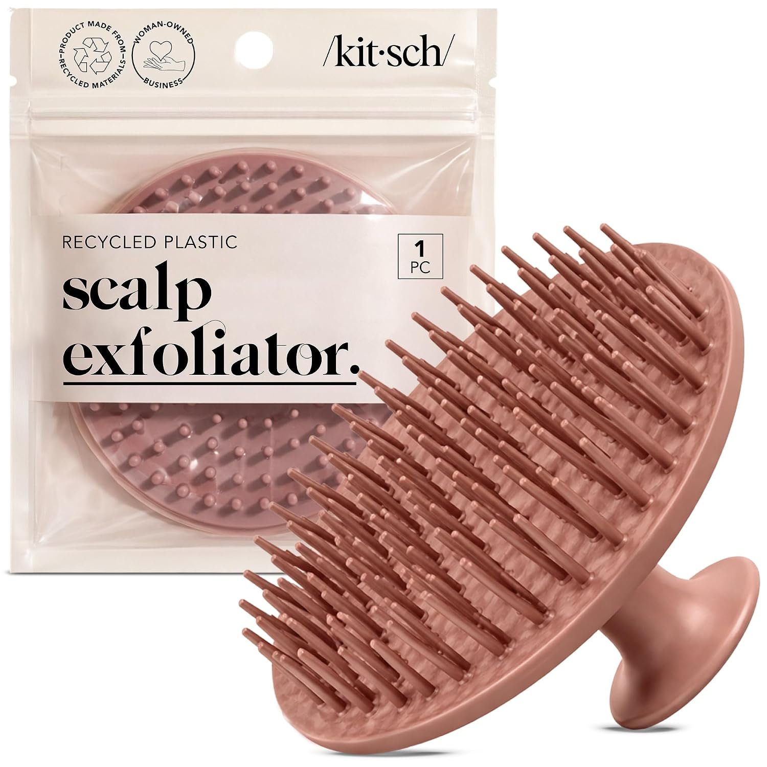 Kitsch Scalp Massager for Hair Care – Shampoo Brush Scalps – Terracotta Kitsch Scalp Massager for Hair Care – Shampoo Brush Scalps – Terracotta