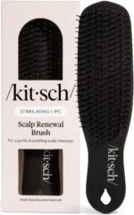 Kitsch Scalp Renewal Brush – Hairbrush Scalp Massager – Black
