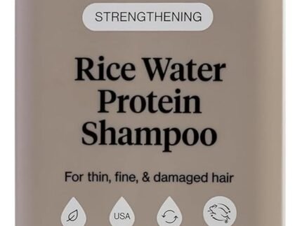 Kitsch Strengthening Rice Water Shampoo for Hair Growth – 12.3 oz