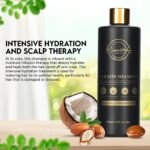 KizaiaCare Keratin Hair Treatment | Anti-dandruff Shampoo | Moisturizing – Detangling | Volumizing | Smoothing | Curly Frizzy Hair Protection | Sulfate and Paraben Free | Suitable For All Hair Type