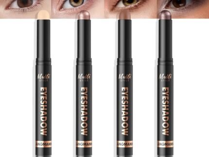 LANGMANNI 4 Color Waterproof Dual-Ended Eye Shadow Stick Set #1+#2+#3+#4