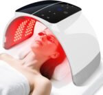 LED Light Therapy Machine FDA Cleared Red, Infrared and Blue Light Therapy, LED Face Mask Light Therapy Skin Care Photon Device for Wrinkle Reduction and Acne, G3