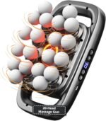 LEVILO 20 Head Massage Gun Deep Tissue for Back – Multi Head Massager