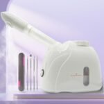 LIXESZT Facial Steamer with 360 Degree Arm, Nano Mist & 4Pcs Skin Kit
