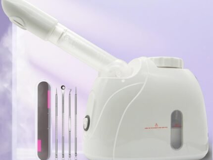 LIXESZT Facial Steamer with 360 Degree Arm, Nano Mist & 4Pcs Skin Kit