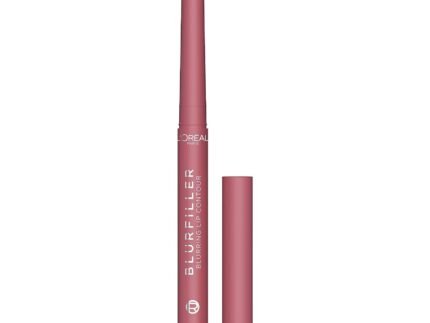 L’Oreal Paris Blurfiller Lip Liner, Lightweight, Buildable, and Sculpting Lip Pencil, Line, Define, and Contour for Fuller-Looking Lips, Worth It Medium, 0.21 oz