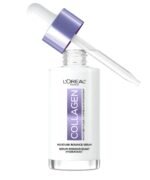 L’Oreal Paris Collagen Moisture Filler Moisture Bounce Face Serum, Glow Serum with Collagen, Glycerin, and Squalane for Bouncy, Radiant, Hydrated Skin, Includes Sample