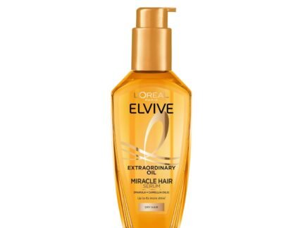 L’Oréal Paris Elvive Extraordinary Oil Miracle Hair Serum, Intense Nourishment, Up to 6x more Shine, up to 230° heat protection, suitable for all hair types, 100ml