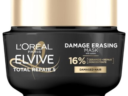 L’Oreal Paris Elvive Total Repair 5 Damage-Erasing Balm Mask, Rinse-Out Hair Treatment, 8.5 fl oz (Packaging May Vary)