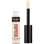 L’Oreal Paris Makeup Infallible Full Wear Waterproof Matte Concealer, Full Coverage, Porcelain, 0.33 fl. oz.