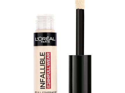 L’Oreal Paris Makeup Infallible Full Wear Waterproof Matte Concealer, Full Coverage, Porcelain, 0.33 fl. oz.