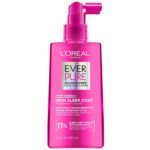 L’Oreal Paris Sulfate Free Iron Sleek Coat, Anti-Frizz Hair Treatment Spray with Heat Protection & Humidity Protection, Semi-Permanent Smoothing, Suitable for Color-Treated Hair, EverPure, 5.1 fl oz
