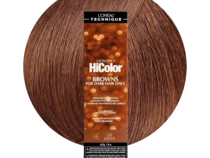 L’Oréal Technique HiColor Browns & Blondes Permanent Hair Color – Lifts Dark Hair in One Step, No Brassiness, Rich, Smooth Creme Formula, Intense, Long-Lasting Color