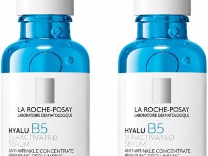 La Roche-Posay Hyalu B5 Pure Hyaluronic Acid Serum for Face, with Vitamin B5, Anti-Aging Serum for Fine Lines and Wrinkles [Pack of 2]