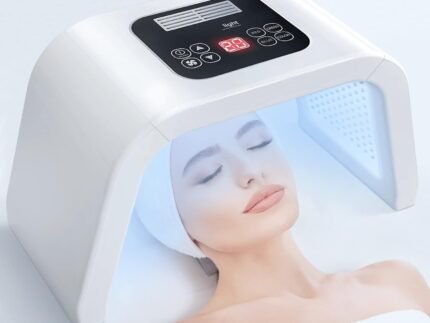 Led-Light-Therapy, Red Light Therapy for Face 7 in 1 Colors LED Facial Skin Care Tool Facial Neck Body Hand Skincare Mask