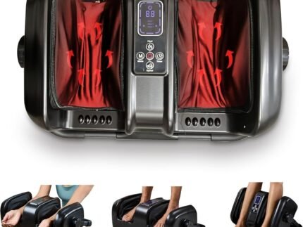 LifePro Shiatsu Foot Massager with Heat | Electric Foot Massager | Deep Kneading Massage for Leg, Calf, Feet & Ankle