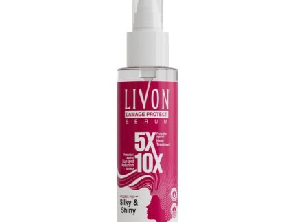 Livon Hair Serum for Men & Women | Frizz-free, stronger and shinier hair | Sulphate & Paraben free| For All Hair Types | Damage protect | Vitamin E |3.3 Fl. Oz