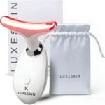 LuxeSkin 7 Color LED Red Light Therapy Facial Massager for Face and Neck