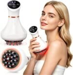 Lymphatic Drainage Massager,Cellulite Massage Tool 9-Level for Lifting & Toning,Body Sculpting Machine with Red Light, Heat & Vibration for Legs, Arms, Belly Body Massage Brush