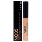 MAC Studio Fix 24 Hour Smooth Wear Concealer – NC35 by MAC for Women – 0.24 oz Concealer